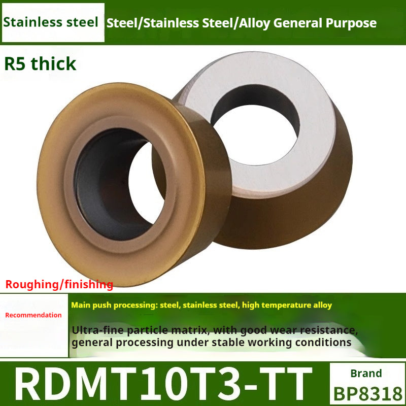 2036-CNC milling inserts, RPMW carbide R5 machining center, R4 milling machine, R6 milling inserts, RPMT round cutter cutters Shandong Denso Pricision Tools Co.,Ltd.